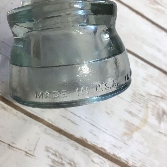 Vintage Clear Glass Insulator Armstrong - Picture 2 of 9